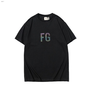 🔥พร้อมสต็อก🔥Fear of God เสื้อยืด Unisex กลัวพระเจ้าซิมโฟนี F G พิมพ์เสื้อยืดแขนสั้นผ้าฝ้าย