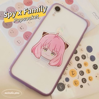 Spy X Family Popsocket Griptok พัดอะคริลิค ลายการ์ตูนอนิเมะ