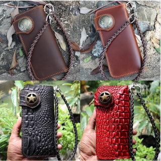 กระเป๋าหนังวัวแท้ แถมฟรี!!! สายหนังถัก​ ​ กระเป๋าสตางค์​ กระ…