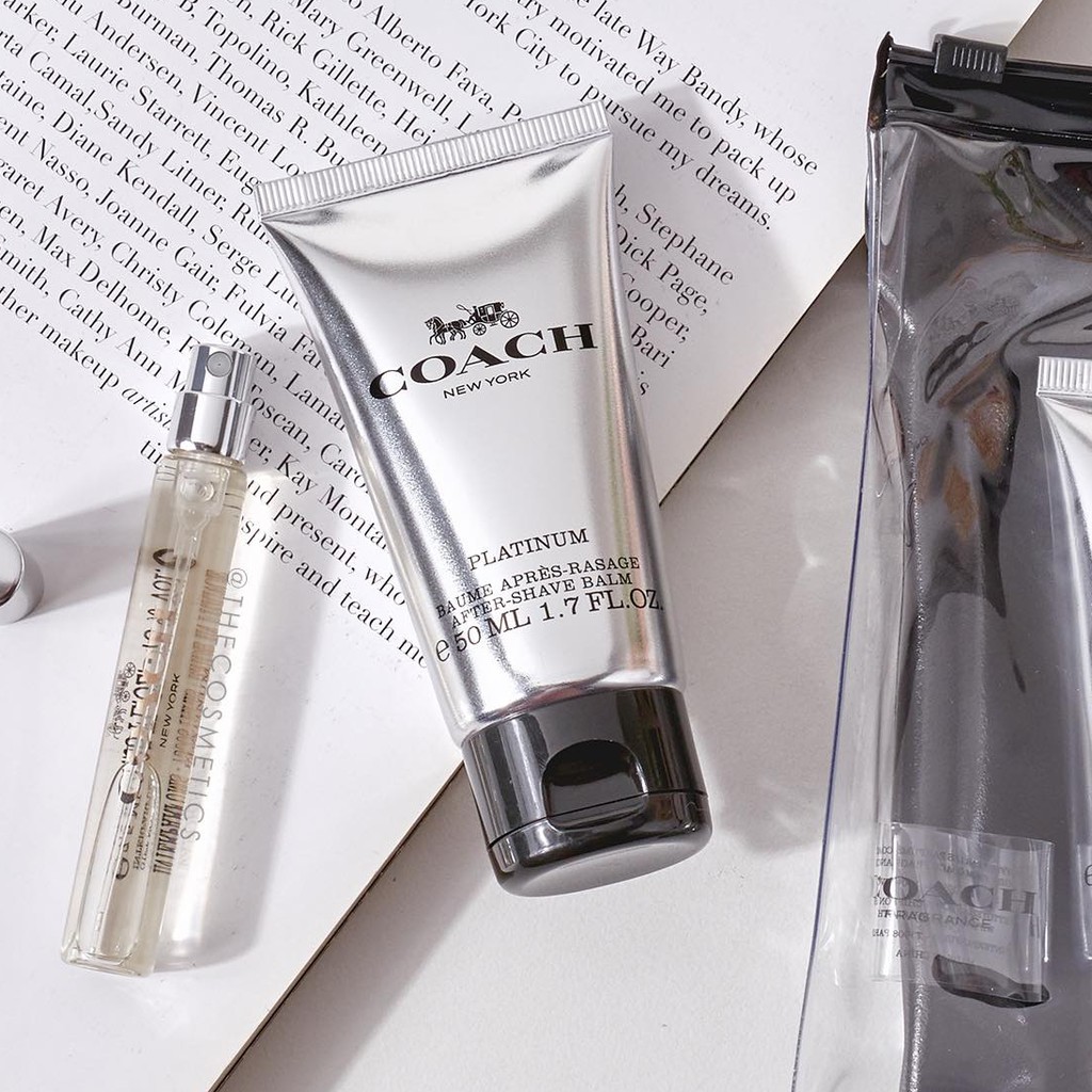 แท้/พร้อมส่ง นำ้หอมผู้ชาย COACH PLATINUM FOR MEN