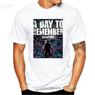 เสื้อยืดผ้าฝ้าย พิมพ์ลาย A Day To Remember Homesick สีดํา สําหรับผู้ชาย ไซซ์ S - 2XL