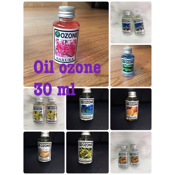 Oil Ozone หอมมาก น้ำหอม น้ำมันหอมสำหรับเครื่องพ่นไอน้ำ 🌺🌹💦 30 ml น้ำหอม oil ozone