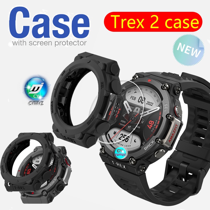 เคส amazfit t rex 2 เคส เคส TPU อ่อน กรอบป้องกัน เคส amazfit t-rex 2 เคส เคสป้องกัน เคสป้องกัน