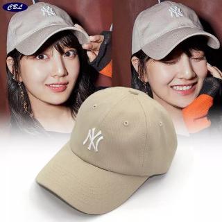 หมวกเบสบอล แบบนิ่ม ปักลายโลโก้ New York Yankee ขนาดเล็ก