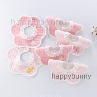 HappyBunny ผ้ากันเปื้อนเด็ก ซับน้ำลาย ผ้ากันเปื้อนครึ่งตัว ผ้ากันเปื้อนเด็กอนุบาล ผ้ากันเปื้อนเด็กอ่อน กันเปื้อนเด็ก