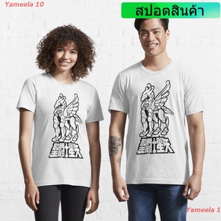 Yameela 10 เซนต์เซย์ย่า เสื้อยืดพิมพ์ลาย Knights of the Zodiac Pegasus | saint seiya Pegasus Fantasy Essential T-Shirt เ