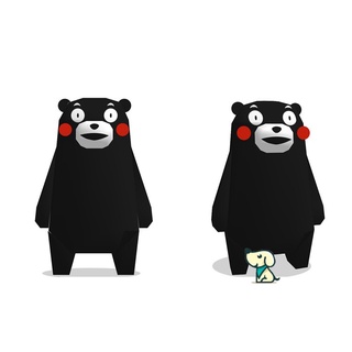 Lora PZ1 โมเดลกระดาษ รูปการ์ตูนอนิเมะ Kumamon 3d 3d แฮนด์เมด diy zg03