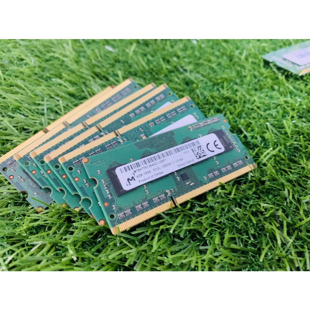 RAM แรมสำหรับ Notebook 4GB DDR3 Micron 4GB 1Rx8 PC3L-12800S โปรโมชั่นพิเศษ สินค้ามีประกัน