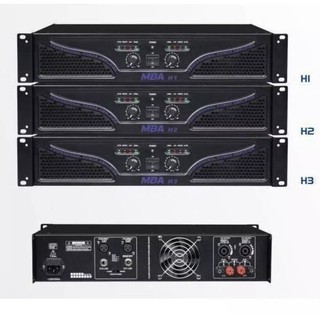 NEW POWER AMPLIFIER 700 WATT เพาเวอร์แอมป์  เครื่องขยายเสียง รุ่น MBA H-3