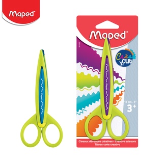 Maped (มาเพ็ด) กรรไกรแพทเทิร์น กรรไกรซิกแซก 5นิ้ว รหัส SC/601003