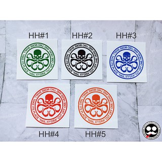 สติกเกอร์ "Sticker" PVC ติดรถ Hi Hydra  ไฮดร้า กันน้ำ