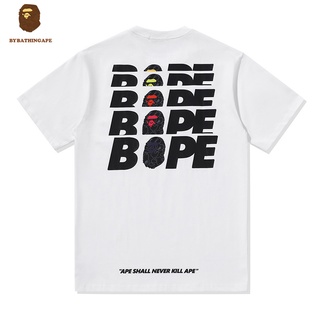 Bape ROCKY เสื้อยืดแขนสั้นลําลอง ทรงหลวม ขนาดใหญ่ แฟชั่นฤดูร้อน สําหรับผู้ชายS-5XL