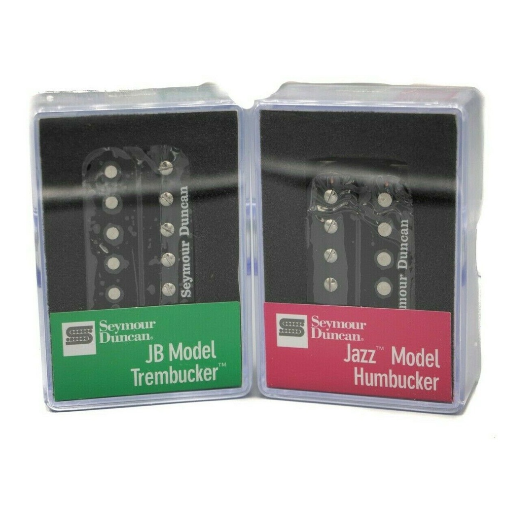 ชุดกระบะ Seymour Duncan: JB TB-4 Trembucker & Jazz SH-2n Humbucker all-new สีดํา
