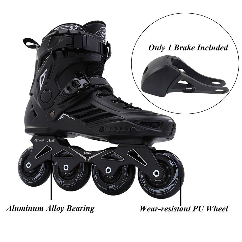 rockered inline skates