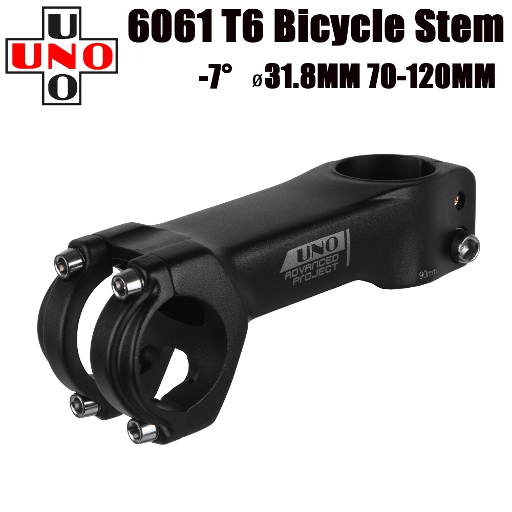 Uno Stem Ultralight อลูมิเนียม 6061-T6 วัสดุจักรยาน Stem Fit สําหรับ 31.8 มม.จักรยาน Handlebar Stem