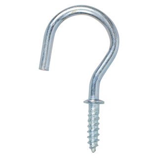 EYE BOLT IRON 1-1/2" C SHAPE HOOK EYE BOLT ตะขอ ตัวซี BY TORA 1/2" นิกเกิ้ล สกรู, น๊อตและแหวน อุปกรณ์ยึดติด เครื่องมือช่