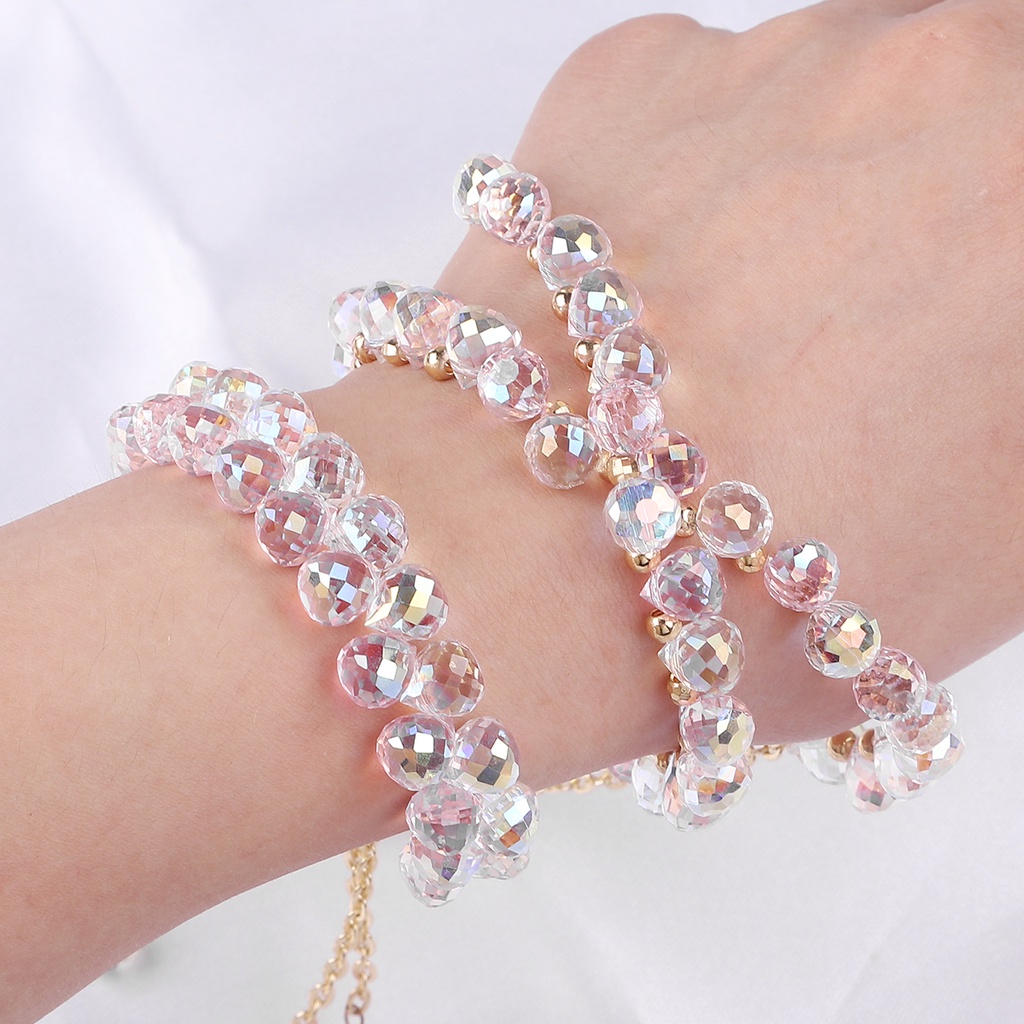 10ชิ้น โปร่งใสหยดน้ํารูปลูกปัดแก้วคริสตัลลูกปัดที่มีสีสันลูกปัดสําหรับ ทําเอง สร้อยข้อมือต่างหูเครื่องประดับลูกปัดทํา (มีรู) - รูปที่ 3