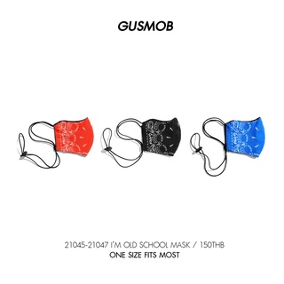 หน้ากากผ้า GUSMOB หน้ากากผ้าไมโคร 21045-47 IM OLD SCHOOL MASK