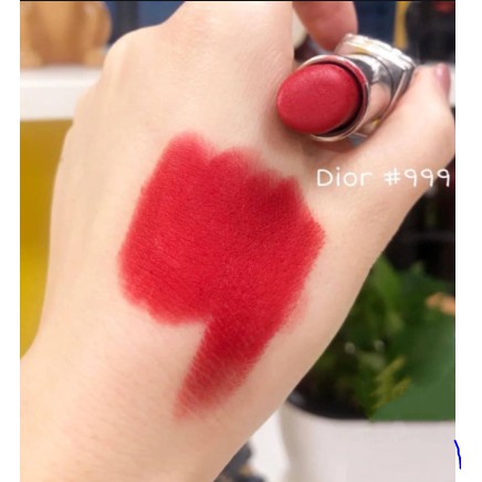 [ คลังสินค ้ าพร ้ อม ] Dior Rouge Extreme Matte Lipstick - 999 mini