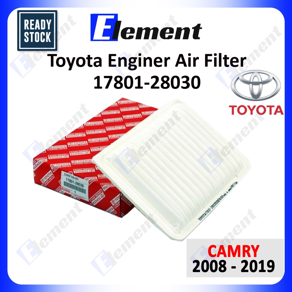 ไส้กรองอากาศเครื่องยนต์ 17801-28030 สําหรับ Toyota Camry 2008-2019
