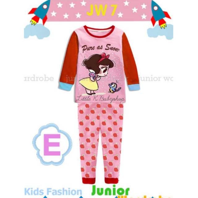 Snow White Pure As Snow JW7E ชุดนอนเด็กและเด็ก