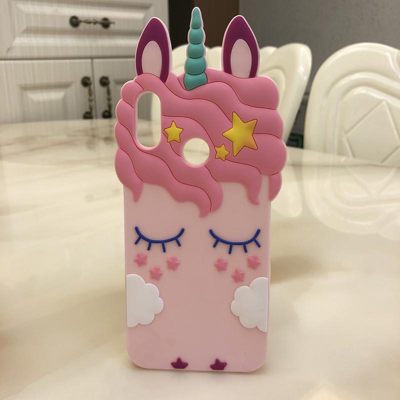 เคสสำหรับเคสโทรศัพท์มือถือพิมพ์ลาย Cherry Unicorn สําหรับ Huawei Nova 3i 3 3e Y5 Y 6 Y 7 Pro Prime 2018