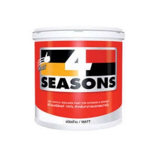 สี TOA A1000 สีน้ำภายในและนอก ชนิดด้าน 4season 3.785L 1Gallon
