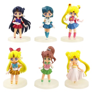 🔥พร้อมส่ง🔥โมเดล เซเลอร์มูน Sailor Moon ขนาด 7 ซม. เกรดพรีเมี่ยม งานสวยมาก น่ารักๆ แต่งหน้าเค้กได้เลยครับผม❤️