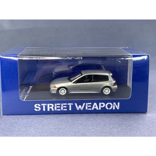 Honda Civic EG6  Scale 1:64 ยี่ห้อ Street Weapon