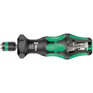 Wera ไขควง 826T Kraftform Turbo bits handholder พร้อม Rapidaptor หัวจับแบบปลดเร็ว