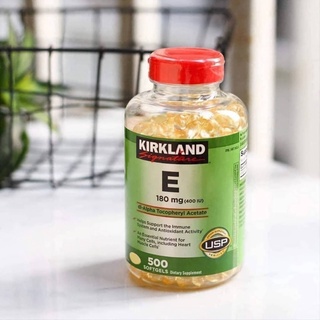 วิตามิน Kirkland Vitamin E 180g. 500 Softgels