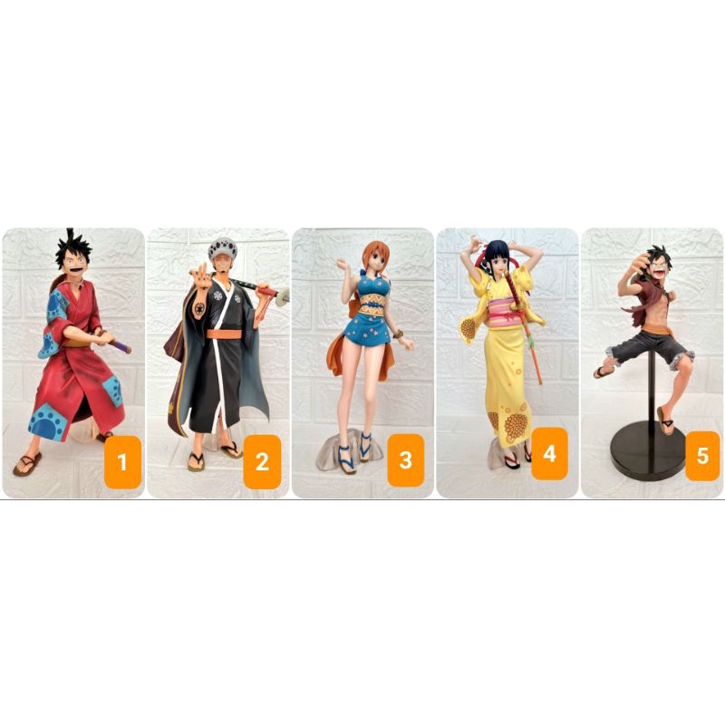งานจับสลากรางวัล Ichiban kuji วันพีซ ชุดวาโนะคุนิ มือ 2  ลิขสิทธ์แท้ไม่มีกล่อง สภาพดีมาก lot jp