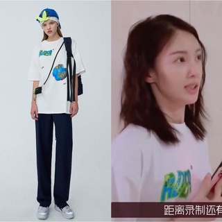 ADER ERROR 20 new sister Jin Chen riding the wind and waves with the same planet print short-sleeved T-shirt for men and women
