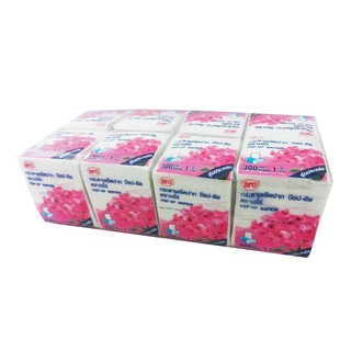 เอโร่ ป๊อบ กระดาษเช็ดปาก 300 แผ่น (8 ห่อ) Aeropop Napkin 300 sheets (8 packs)