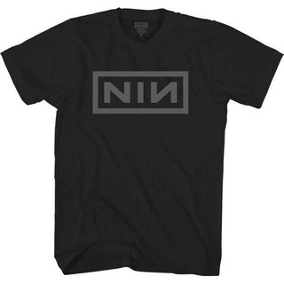 เสื้อยืดแขนสั้น ผ้าฝ้าย แบบนิ่ม ระบายอากาศได้ดี ลายโลโก้ Nine Inch 2022