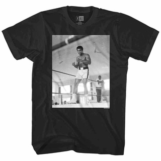 ถูกสุดๆใหม่ เสื้อยืดลําลอง ผ้าฝ้าย แขนสั้น คอกลม พิมพ์ลาย Muhammad Ali สําหรับผู้ชาย เหมาะกับการฝึกซ้อมมวย