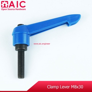 มือหมุน Clamp Lever M8 ความยาว 16-80mm. สีดำ/ส้ม/น้ำเงิน @ AIC