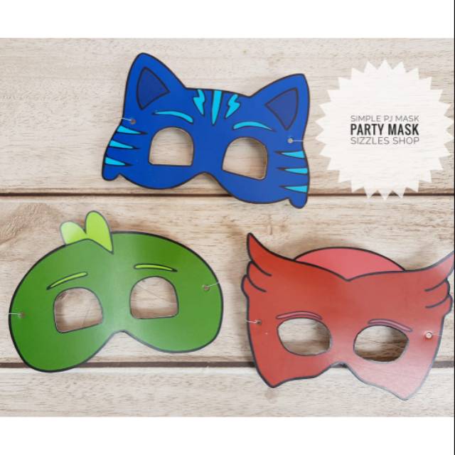 PJ Mask Simple Mask (1 ชุด มี 3 ชิ้น)