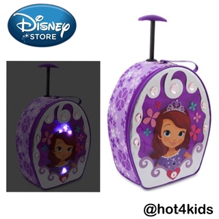 ✅ Disney Store sofia light up Rolling Luggage 💰จ่ายปลายทางได้💵แท้💯