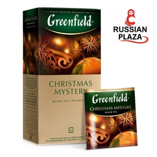 Greenfield รส Christmas Mystery ชาดำคุณภาพดีจากรัสเซีย แบรนด์พรีเมียม Greenfield