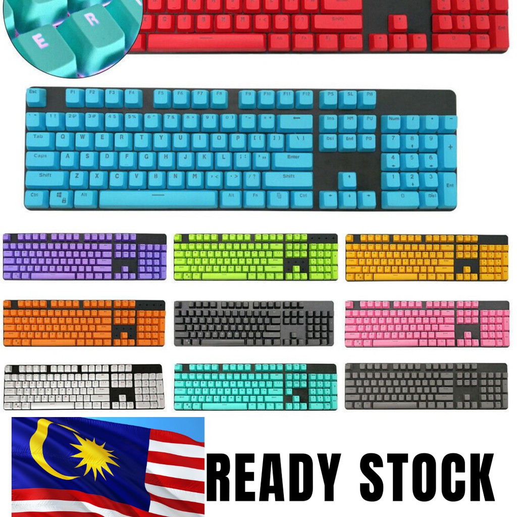 [CLEARENCE] PBT KEYCAPS DOUBLESHOT 104KEYS