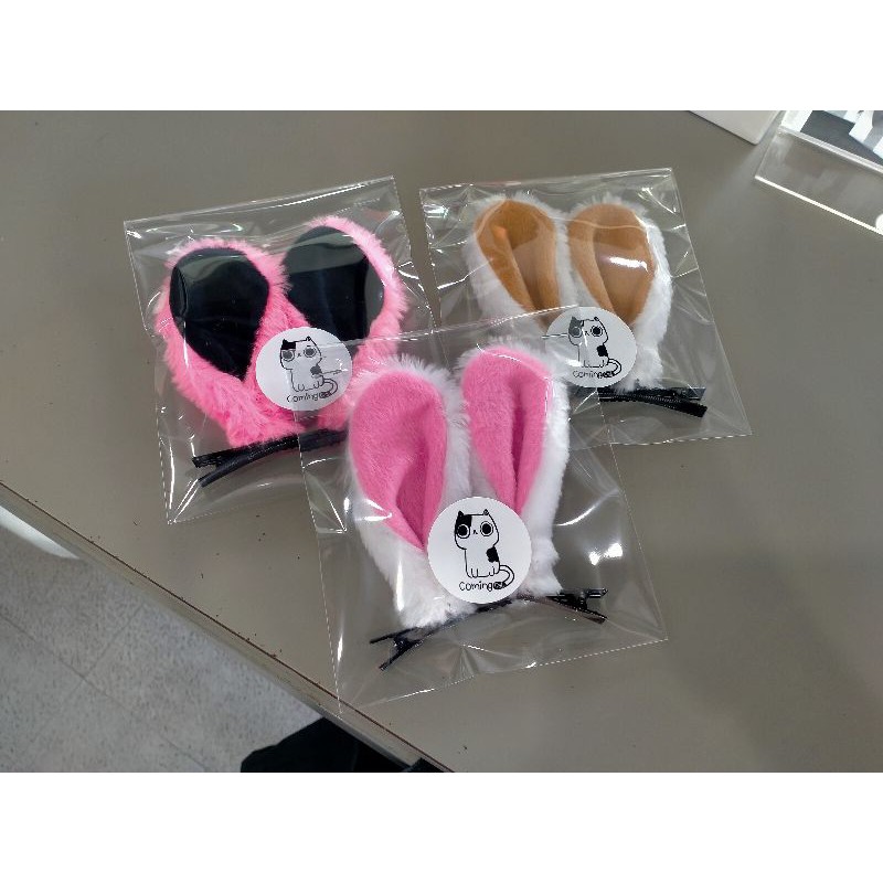 หูกระต่ายน้อย แบบติดกิ๊บ [พร้อมส่ง] ขนสั้น น่ารักๆ - รูปที่ 3