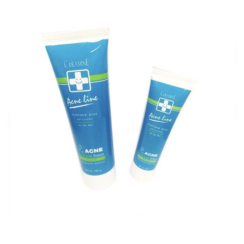 แท้|ส่งไว Ceramine Acne Line โฟมล้างหน้า สำหรับผู้มีปัญหาสิว หน้ามัน รักษาสิว คุมมัน แอคเน่ เซอรามายน์