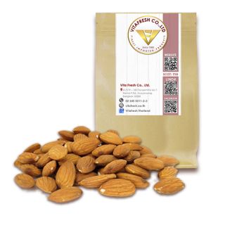 ถั่วอัลมอนด์ ดิบ เม็ดเต็ม Almond raw whole