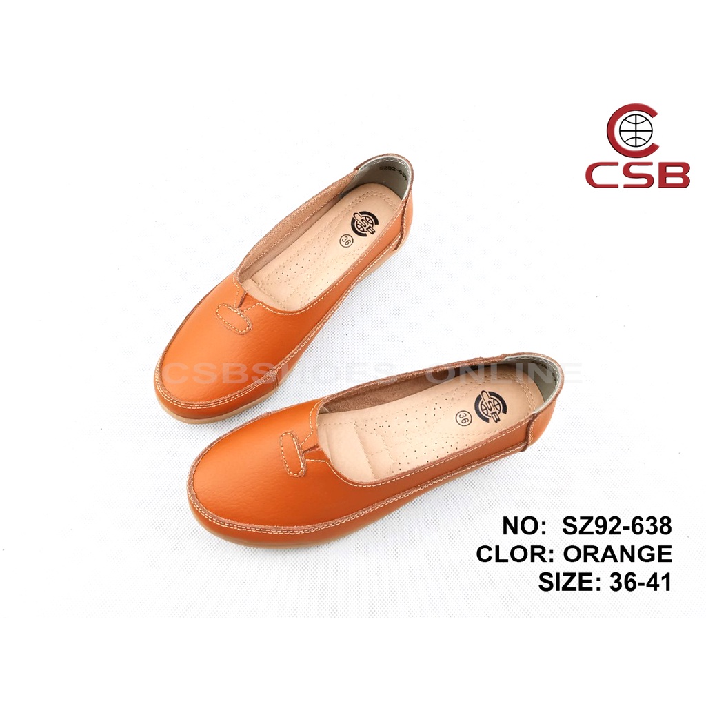 CSB รองเท้าหนังวัว SZ92-638 แฟชั่นผู้หญิง คัดชูทำงาน