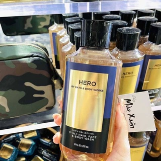 Bath &amp; Body Works Hero 3-in-1 Hair Face &amp; Body Wash 295ml. ของแท้