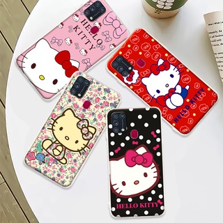 Samsung M31 M51 เคส Hello Kitty ซิลิโคนนิ่ม TPU เยลลี่ เคสโทรศัพท์