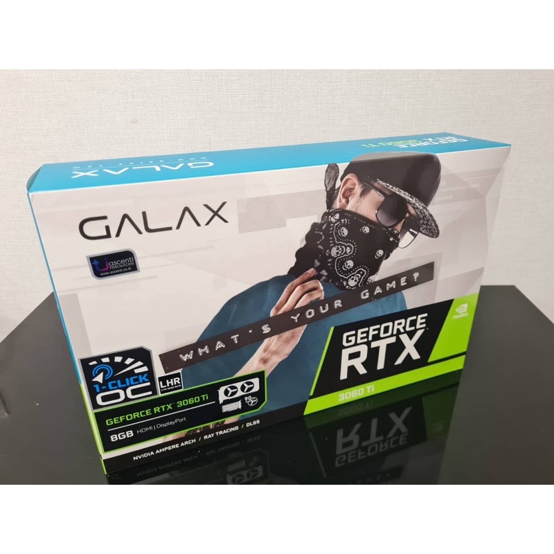 (ใหม่ประกันไทย❗️) GALAX GeForce RTX  3060 Ti (1-Click OC)- 8GB
