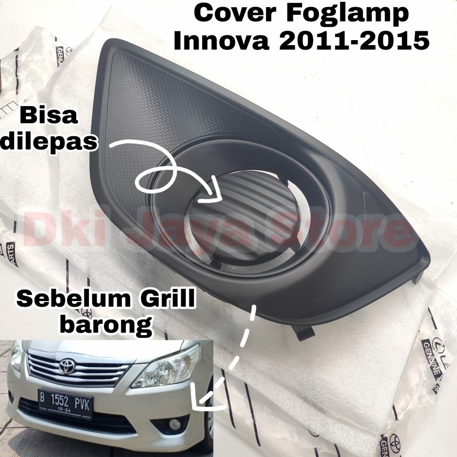 Innova 2011-2013 Foglamp Cover Type G / V ก่อน Grill barong Ori