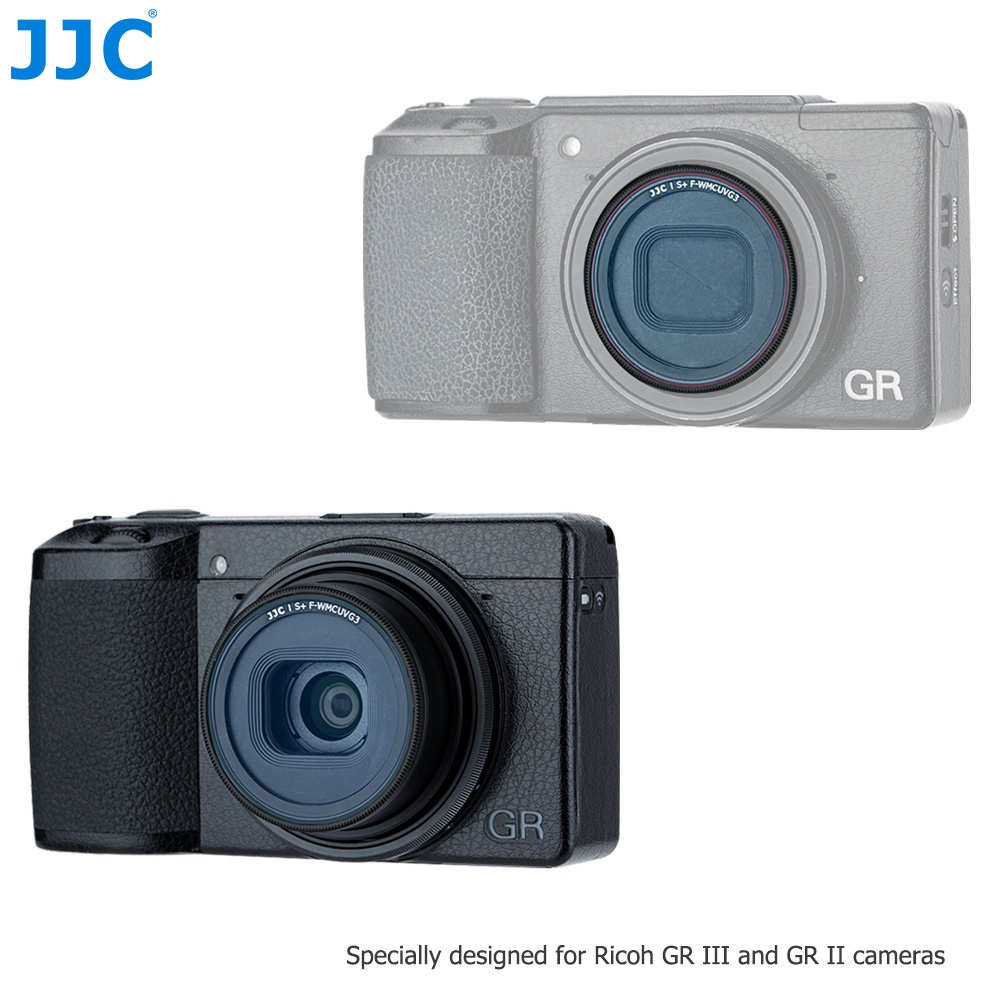JJC UV Filter S+ L39 ตัวป้องกันเลนส์ Ricoh GR IIIx GR III GR II GR3x GR3 GR2 Richo GRIII GRIIIx GRII อุปกรณ์เสริมกล้อง